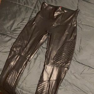 Faux Leather Moto Spanx